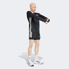 Adidas Adizero 2 In 1 Gel Pocket Erkek Siyah Koşu Şortu.-
