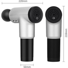 Alpotekno 6 Farklı Seviyeli Titreşimli 4 Farklı Başlıklı Büyük Boy Masaj Tabancası