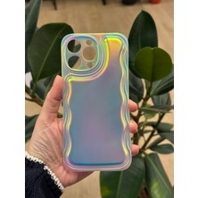 Qans Bilişim iPhone 14 Pro Max Hologramlı Silikon Kılıf