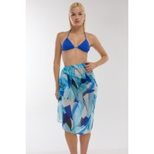 Ayyıldız 4804 Mavi Desenli Pareo