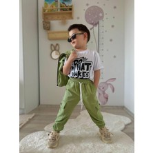 Blippi Kidss Gabardin Kumaş 3'lü Takım