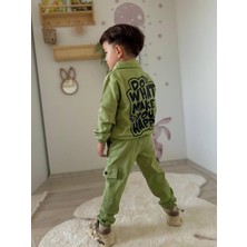 Blippi Kidss Gabardin Kumaş 3'lü Takım