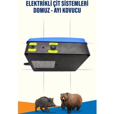 Atlas Ürünleri Elektrikli Çit Cihazı – 80.000 Volt Şoklama, Gece Gündüz Sensörlü