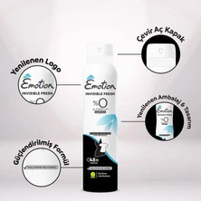 Emotion Invisible Fresh Black & White Kadın Deodorant 6 x 150 ml
