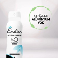 Emotion Invisible Fresh Black & White Kadın Deodorant 6 x 150 ml