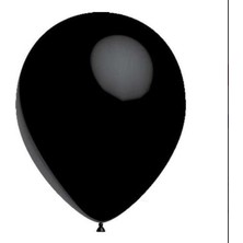Ipek Hobi Balon Düz 12 Inch Balon Düz Siyah 10 Adet