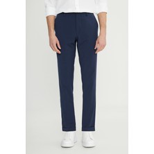 Slim Fit Dar Kesim Beli Lastikli Yan Cep Esnek Casual Pantolon