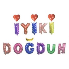 Ipek Hobi Folyo Balon Iyiki Doğdun Renkli 16 Inc