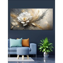 Kanvas Tablo Beyaz Lotus Çiçeği