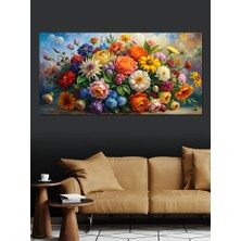 Kanvas Tablo Canlı Çiçek Aranjmanı