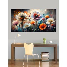 Kanvas Tablo Sonbahar Renkli Çiçekler