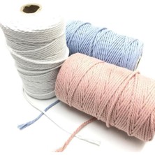 Ipek Hobi Mor Renkli Pamuklu Makrome Ipi 500 gr