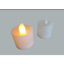 Ipek Hobi Mum LED Işıklı Pilli Beyaz 3.5x4.5 cm