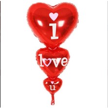 Ipek Hobi Olyo Balon 3lü Kalp I Love You 45X86 cm