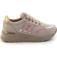 Bambi Bej Anorak  Kadın Sneaker K01179001385