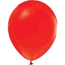 Ipek Hobi Balon Düz 12 Inch Balon Düz Kırmızı 10 Adet