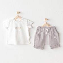 Andywawa Erkek Bebek Takım 2 Parça Set Happy Animals AC25847