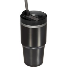 Stanley Quencher H2.0 Flowstate Antrasit Siyah Paslanmaz Çelik Termos 0.41 L