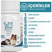 Muvicado Kedi ve Köpeklerin Sağlık Sistemini Güçlendiren Destekleyen Tablet Immune C