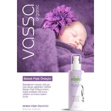 Vassa Bebek Pişik Önleyici Krem, Pişik Oluşumunu Önler, Kızarıklıkların Azalmasını ve Kaşıntıyı Önler 100 ml
