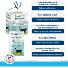 OneVet Kedi Probiyotik Şase Sindirmeye Destek Vitamin Takviyesi 30 Adet 1 gr