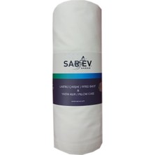 Sarev   Pamuk Tek Kişilik 100 x 200  cm  1 Adet Yastık Kılıflı Fitted Çarşaf Seti Krem