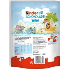Kinder Schokolade Mini Süt Dolgulu Sütlü Çikolata 120 gr