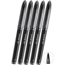Artlantis Siyah Pilot Kalem 5 Adet Uniball Air Mikro 0.5 mm Roller Pilot Kalem UBA-188-M Roller Uçlu Likit Mürekkep Jel Kalem