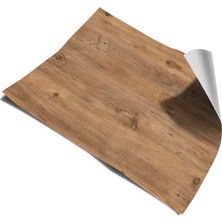 Yer Kaplama Folyosu Kendinden Yapışkanlı Laminasyonlu Ahşap Parke Desen 60 cm  x 100 cm