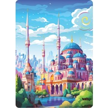 Dudu Gift 140 Parça Ahşap Puzzle Tablo. 25 x 35  cm  Ölçülerinde. Askı Aparatı Ile. Kaliteli Uv Baskı Model-2
