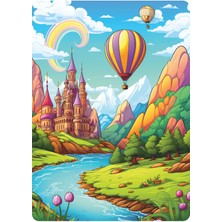 Dudu Gift 140 Parça Ahşap Puzzle Tablo. 25 x 35  cm  Ölçülerinde. Askı Aparatı Ile. Kaliteli Uv Baskı Model-3
