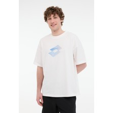 Lotto M-Crossa Tee 5fx Ekru Erkek Kısa Kol T-Shirt