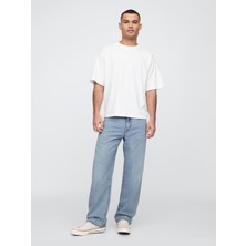 Gap Erkek Açık Mavi SuperSoft Relaxed Fit Jean Pantolon