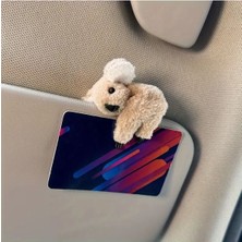 1 Adet Kahverengi Sevimli Koala Araç Süs Saç Tokası Araba Kadın Laptop  Aksesuar Sevimli Hayvan