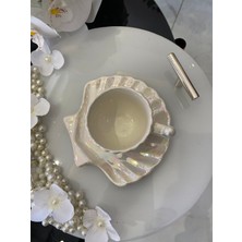 Istiridye 2 Kişilik Porselen Fincan Takımı 90 ml Fincan