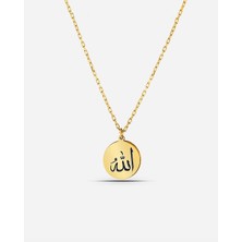 Meks Jewels Allah Yazılı Gümüş Kolye