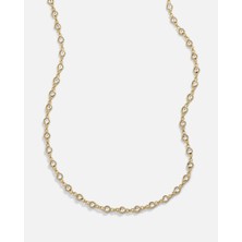 Meks Jewels Gümüş Taşlı Zincir