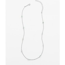 Meks Jewels 2,2 Karat Aventurin Taşlı Gümüş Serenity Kolye