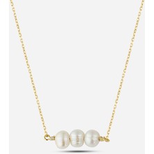 Meks Jewels Choker Gümüş İnci Kolye