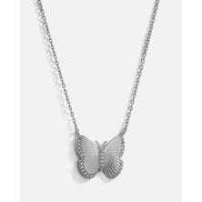 Meks Jewels Kelebek Gümüş Kolye