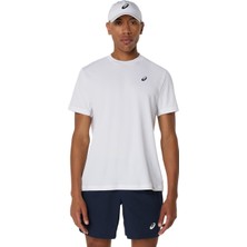 Asics Court Ss Top Erkek Beyaz Kısa Kollu Tshirt 2041A339-100