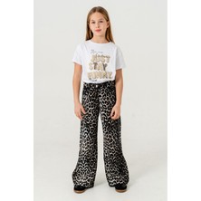Kız Çocuk Leopar Kız Çocuk Pantolon 2561
