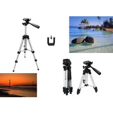 Ozcmax Tripod : Telefon ve Kamera Tutucu Ayak + Telefon Tutucu - 105 cm