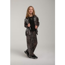 Emila Kids 9-14 Yaş Arası Leoparlı 3 Lü  Kız Çocuk Takım