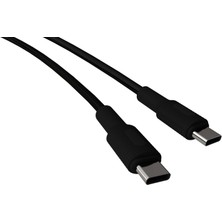 Basic Type C-C, Pd 30WATT Hızlı Şarj Kablosu, Siyah (100  cm )
