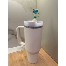 İly Store Stanley Pipet Tıpası, Pipet Kılıfı Aksesuarı, Toza ve Kire Karşı Koruma, Good Vibes Only