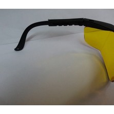 Ozcmax Korumalı Laboratuvar Gözlüğü - Sarı