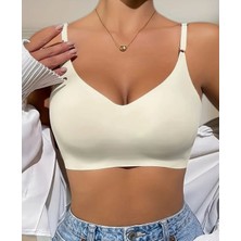 Nessa Ince Askılı Çıkarılabilir Padli Dikişsiz Lazer Kesim Iz Yapmaz Kopçasız BRALET-2012