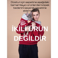 Salya Store Oversize Brooklyn Bordo Hoodie People Sahipler Için SK-107