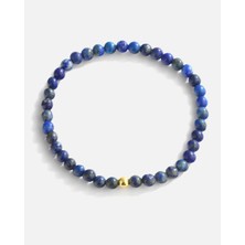 Meks Jewels Lapis Taşlı Gümüş Bileklik